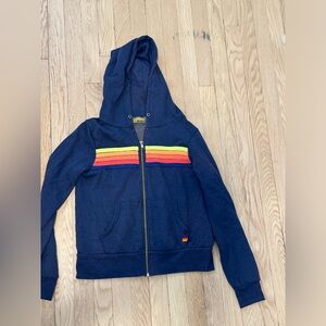 Aviator Nation Dark Blue Hoodie Sweatshirt XS